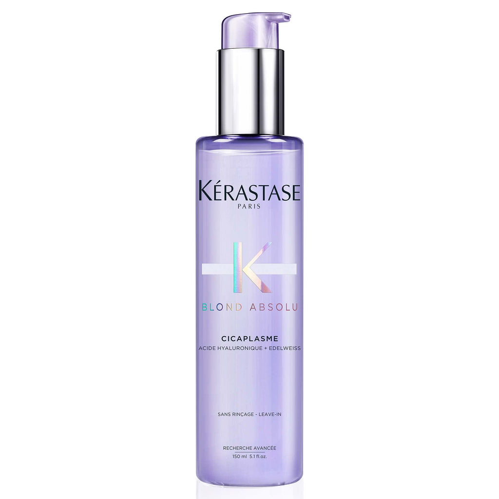 K'erastase Blond Absolu, Fortifying Heat Protecting Serum, For Lightened and Highlighted Hair, With Hyaluronic Acid and Edelweiss Flower, Cicaplasme, 250 ml - Damaged Box