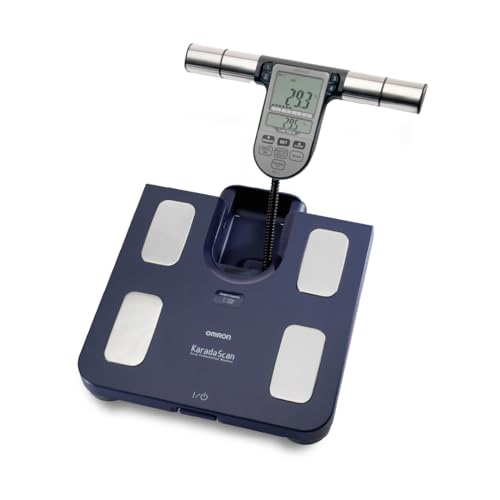 OMRON BF511 Body Composition Monitor - 8-Sensor Full Body Measurement Scale - BMI, Body Fat, 150kg Digital Weighing Scale - Damaged Box
