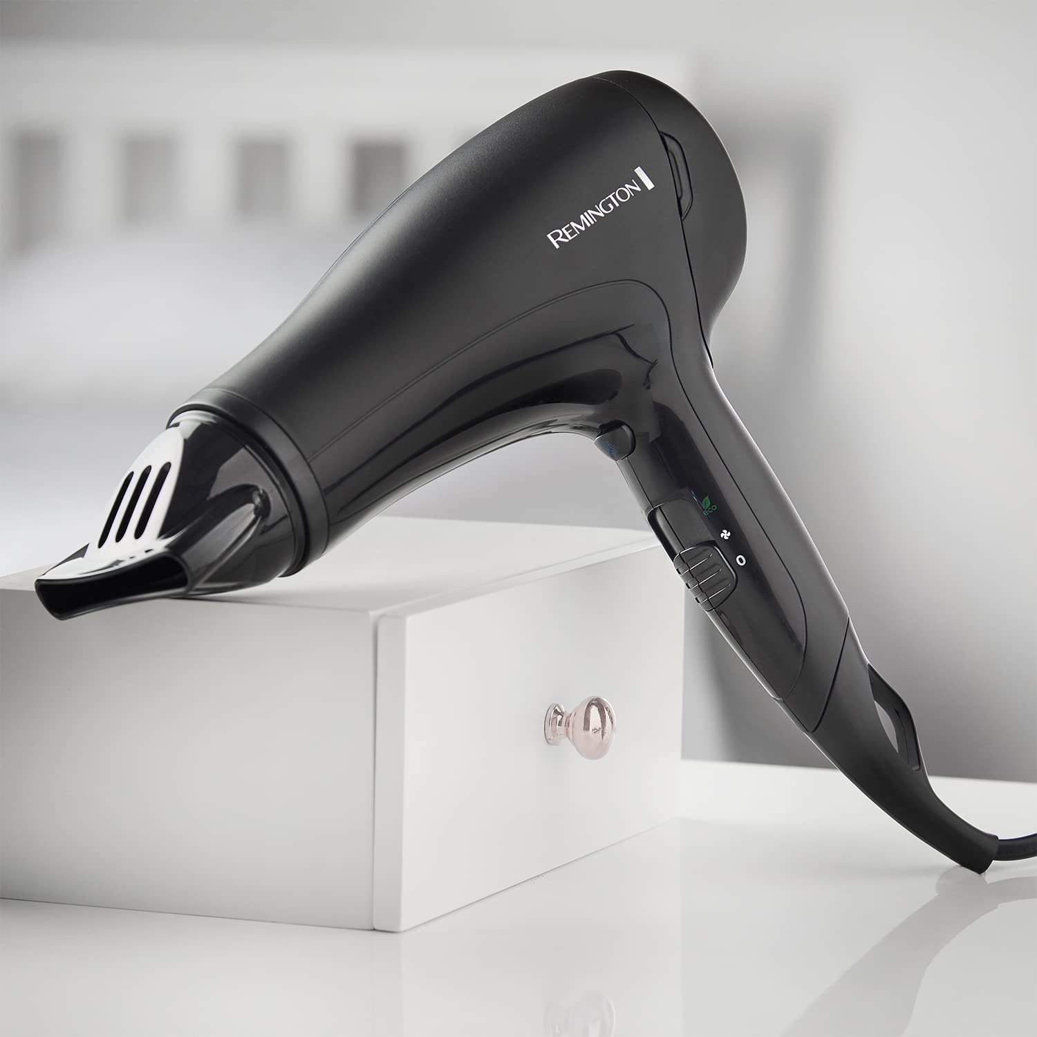 Remington D3010 Power Dry Lightweight Hair Dryer, 2000 W, Black - Damaged Box