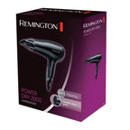 Remington D3010 Power Dry Lightweight Hair Dryer, 2000 W, Black - Damaged Box