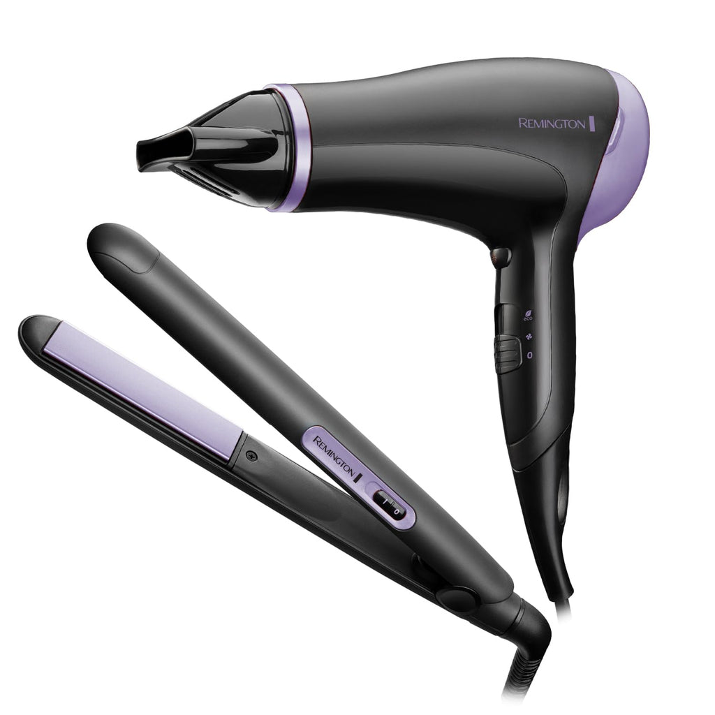Remington D3010 Power Dry Lightweight Hair Dryer, 2000 W, Black - Damaged Box