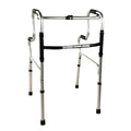 Mobiclinic(R), Walking Frame for The Elderly, Lightweight Foldable Rollator, Aluminium, Non-Slip, Height Adjustable, Without Wheels, 4 Legs, P'ortico, Elderly People, Walking Frame for Adults - Damaged Box