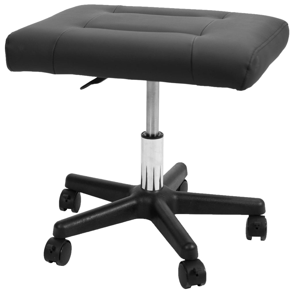 VIVO Ergonomic Mobile Footrest with Wheels - Height Adjustable Desk Stool - Thick Padding - Homewares - Damaged Box