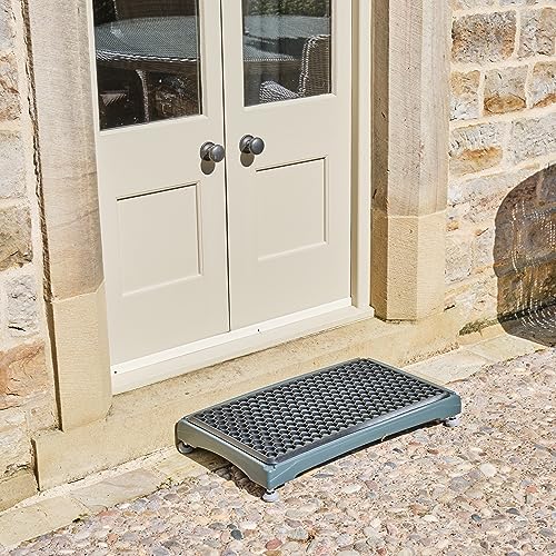 NRS Healthcare Mobility Care Outdoor Plastic Half Step 11cm (4.5") - Aid for Elderly & Disabled - Damaged Box