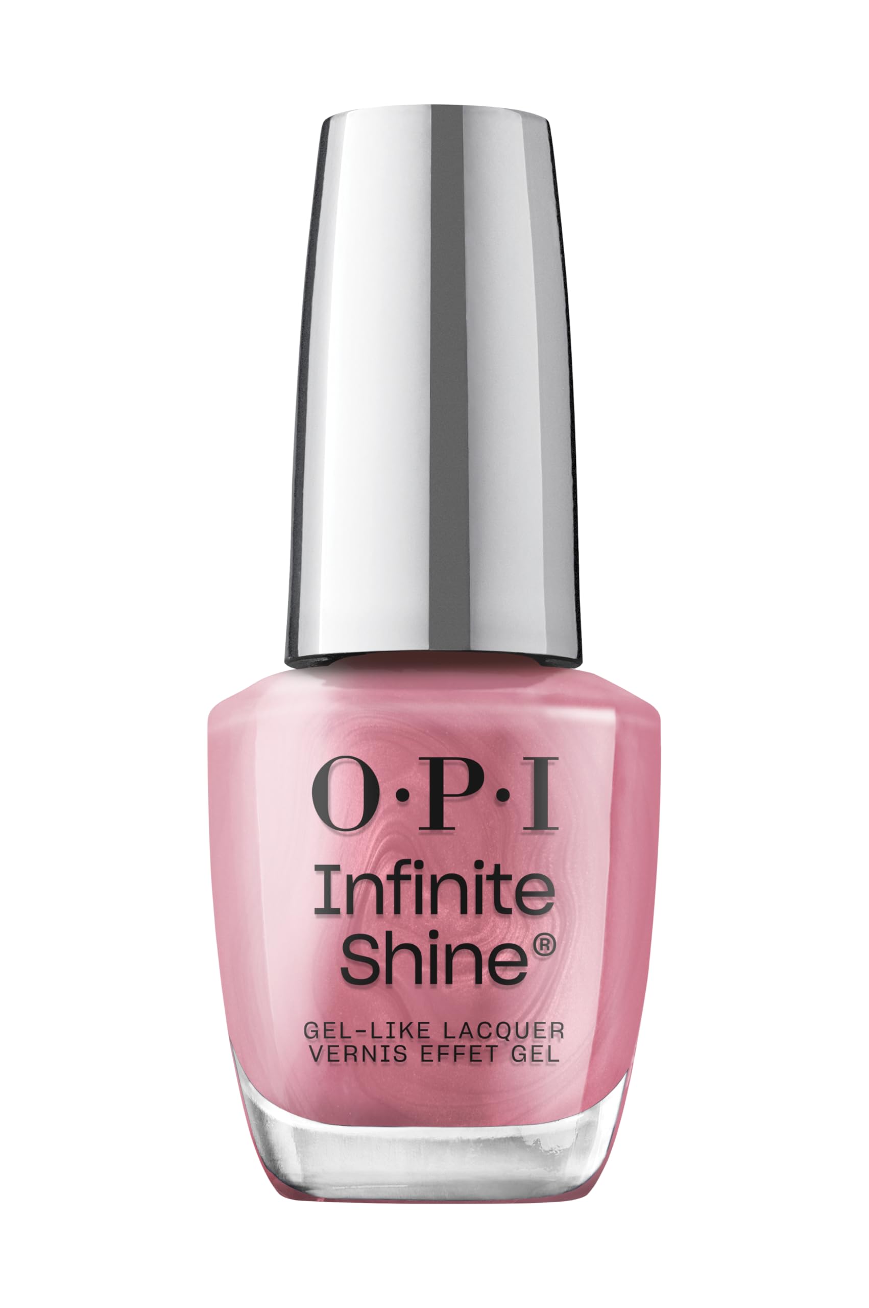 OPI Infinite Shine Nail Polish - Flamingo Your Own Way - Gel Like & Long Lasting Pink Cr`eme Nail Polish - with Pre-Cured Gel Technology & OPI Pro-Wide Brush (15ml) - New