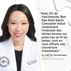IT Cosmetics Bye Bye Dark Spots Concealer + Serum, Medium Coverage, Made with Niacinamide, Hyaluronic Acid & Caffeine, 6.7 ml - New
