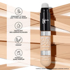 IT Cosmetics Bye Bye Dark Spots Concealer + Serum, Medium Coverage, Made with Niacinamide, Hyaluronic Acid & Caffeine, 6.7 ml - New
