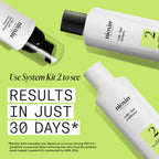 Nioxin System 2 Scalp + Hair Thickening Treatment - Hair Loss Serum for Natural Hair with Progressed Thinning - With Niacinamide & Biotin (100ml) - Damaged Box