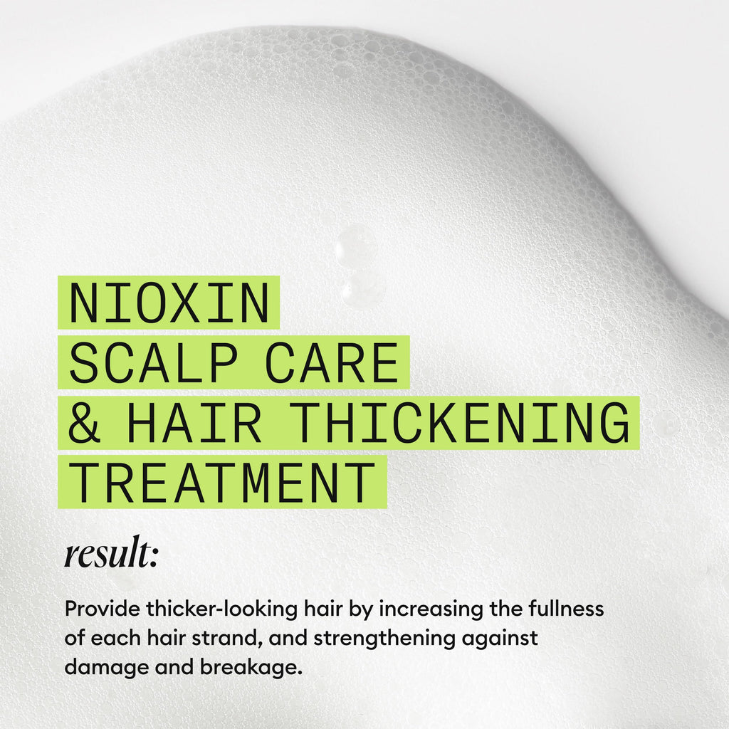 Nioxin System 2 Scalp + Hair Thickening Treatment - Hair Loss Serum for Natural Hair with Progressed Thinning - With Niacinamide & Biotin (100ml) - Damaged Box
