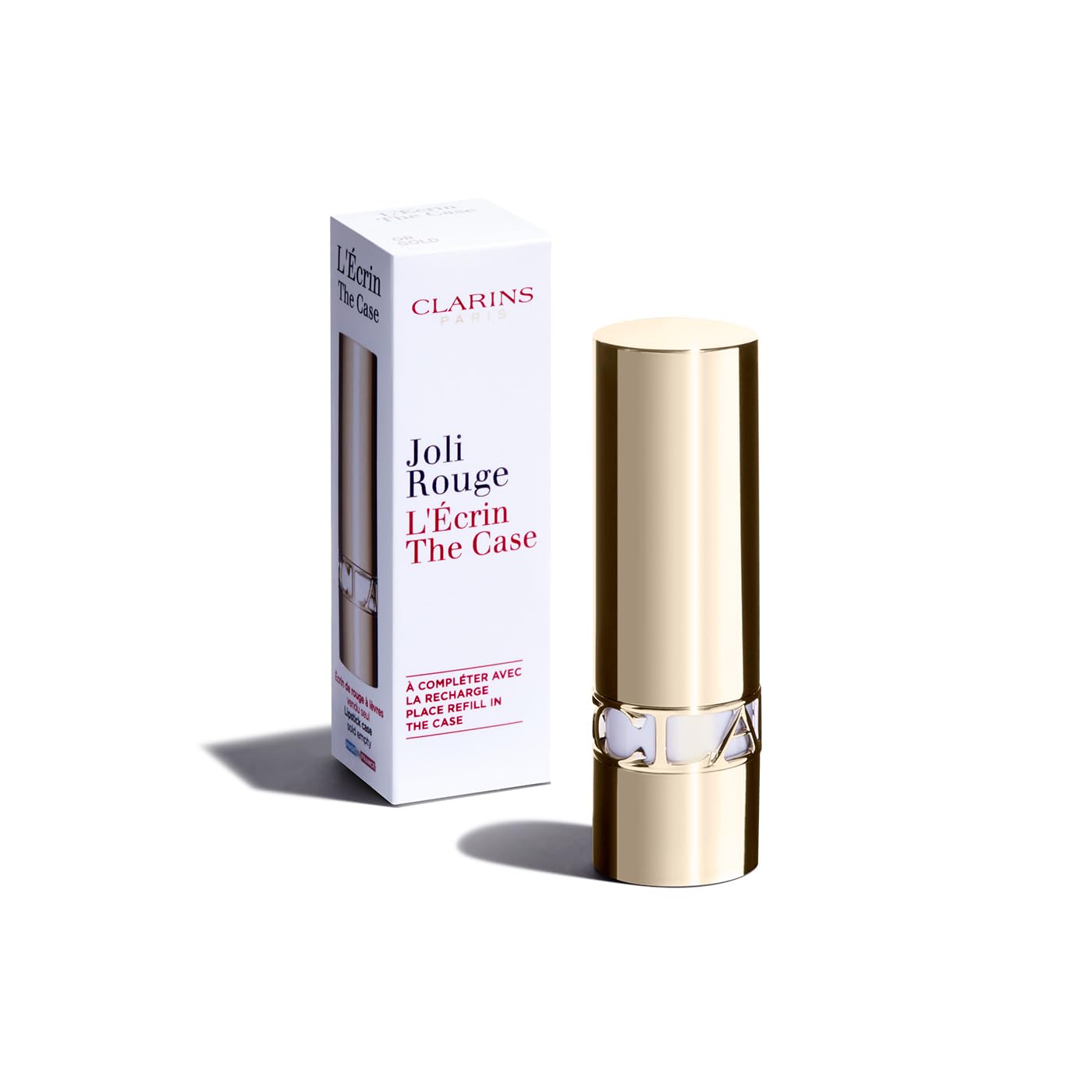 Clarins Joli Rouge Gold Lipstick Case - Damaged Box