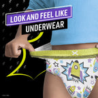 Pampers Ninjamas Pyjama Pants Unisex Spaceships, 8-12 Years, 54 Pants, 27kg-43kg, All-Night Leak Protection - New