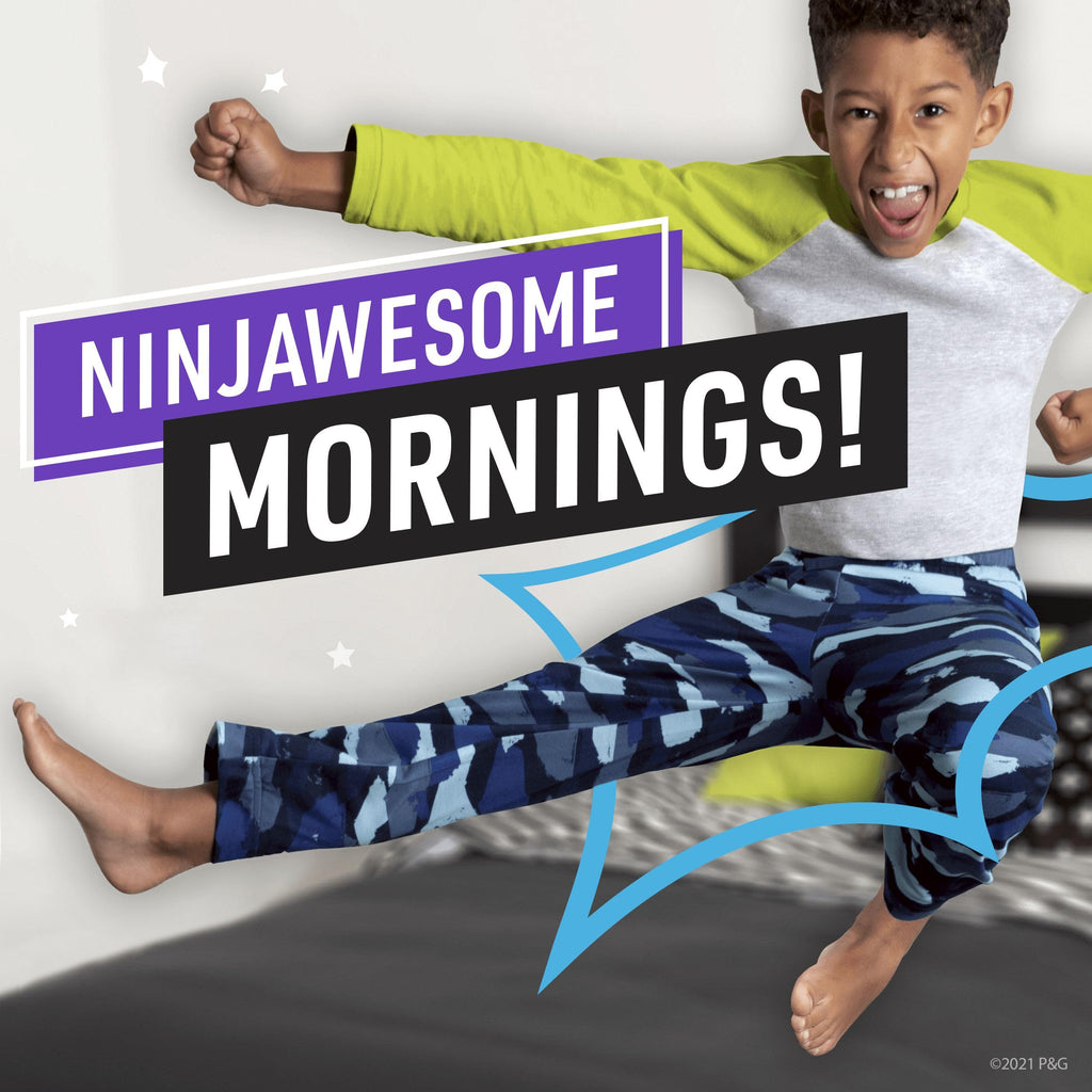 Pampers Ninjamas Pyjama Pants Unisex Spaceships, 8-12 Years, 54 Pants, 27kg-43kg, All-Night Leak Protection - New