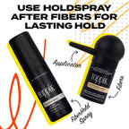 Toppik FiberHold Spray, Strengthens the Bond Between Hair Fibres and Your Hair, for Thicker Looking Hair, 118ml - New