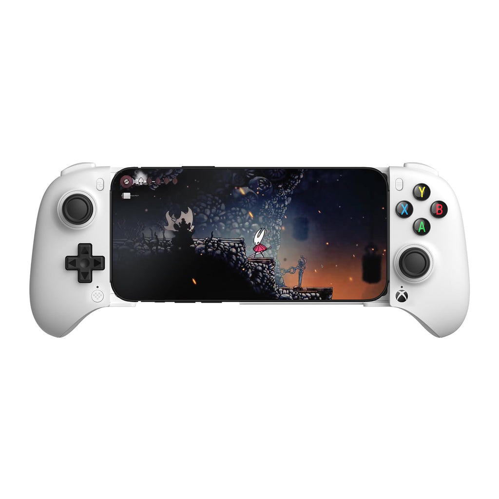 8Bitdo Ultimate Mobile Gaming Controller for iPhone, Apple, Android & Xbox Cloud Gaming, Bluetooth Gamepad with Hall Effect Joysticks, 2 Pro Back Buttons, Officially Licensed (White) - Like New