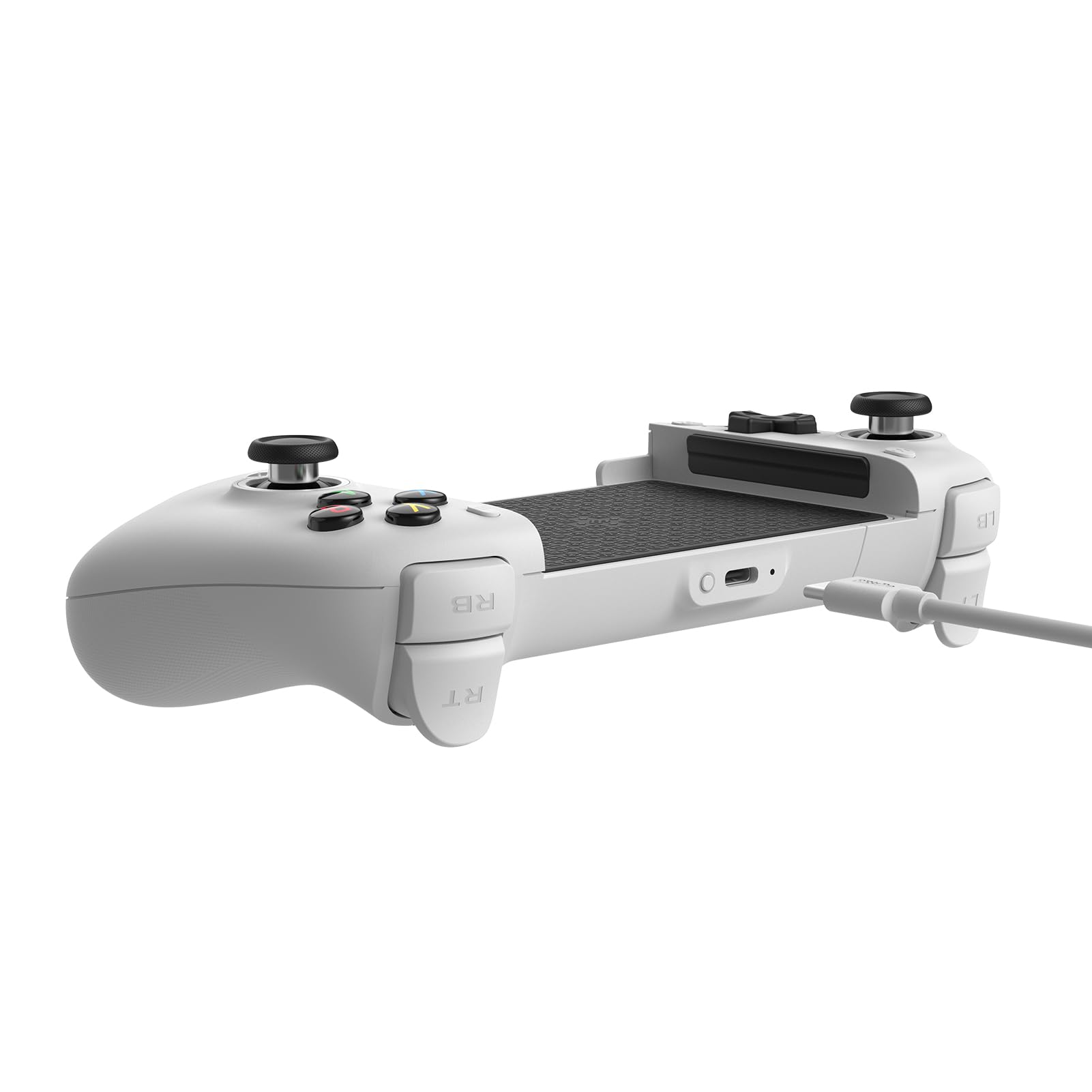 8Bitdo Ultimate Mobile Gaming Controller for iPhone, Apple, Android & Xbox Cloud Gaming, Bluetooth Gamepad with Hall Effect Joysticks, 2 Pro Back Buttons, Officially Licensed (White) - Like New
