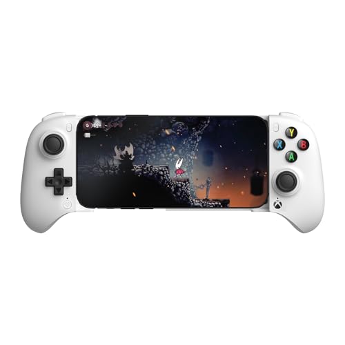 8Bitdo Ultimate Mobile Gaming Controller for iPhone, Apple, Android & Xbox Cloud Gaming, Bluetooth Gamepad with Hall Effect Joysticks, 2 Pro Back Buttons, Officially Licensed (White) - Like New