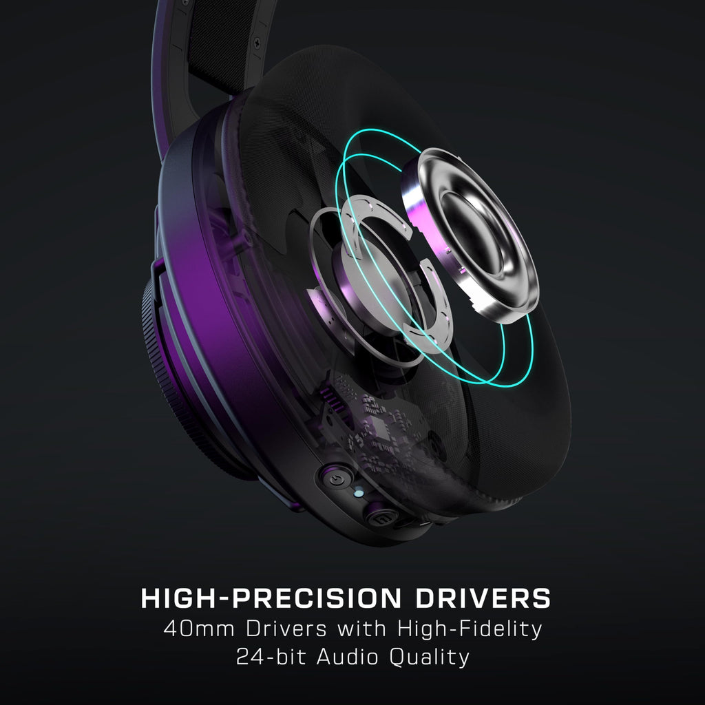 Turtle Beach Atlas Air Wireless Open Back PC Gaming Headset with 24-bit High-Fidelity Audio, Broadcast Grade Mic, Floating Earcup, Memory Foam Cushions and Bluetooth for PC, PS5, PS4 and Mobile - Like New