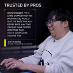 Corsair NOVABLADE PRO Wireless Hall Effect Leverless Controller - 15-Main Key Layout, 1000Hz Polling, 2.4GHz Wireless, SOCD, MGX Hyperdrive Hall Effect Magnetic Switches - PS5, PS4, PC - Black - Very Good