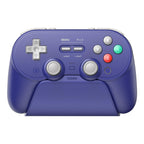 8BitDo Pro 3 Bluetooth Controller for Switch/Switch 2 - TMR Joysticks, Swappable ABXY Buttons, Pro Back Buttons, Charging Dock, Hall Effect Triggers, for Windows, Apple, SteamOS, Android - Purple - Like New