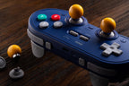 8BitDo Pro 3 Bluetooth Controller for Switch/Switch 2 - TMR Joysticks, Swappable ABXY Buttons, Pro Back Buttons, Charging Dock, Hall Effect Triggers, for Windows, Apple, SteamOS, Android - Purple - Like New