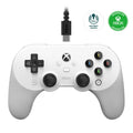 8Bitdo Pro 2 Wired Controller for Xbox, Hall Effect Joystick Update, 3.5mm Audio Jack, Compatible with Xbox Series X|S, Xbox One, Windows 10/11 - Officially Licensed (White) - Like New