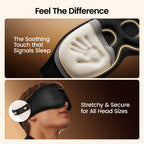 LC-dolida Bluetooth Sleep Mask Headphones Complete Blackout 3D Deep Eye Mask with Headphones Bluetooth V5.4 Can Play 15Hrs Breathable Eye mask with Earphones for Travel,Nap Sleeping,Shift Work - Like New