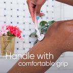 Gillette Venus ComfortGlide Women's Razor, Spa Breeze - 3 Refill Razor Cartridges, Reusable Metal Handle and Shower Holder - Damaged Box
