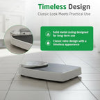 Medisana PSD Mechanical Personal Scale - Retro Analogue Dial, Battery-Free, Solid Metal Body Bathroom Weighing Scales - Very Good