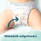 Pampers Harmonie Nappies Size 1 (2-5kg) - 180 Nappies Monthly Pack - Gentle Skin Protection - Damaged Box