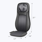 Snailax Back Massager with Heat - Shiatsu Full Body Deep Kneading Rolling Massage Chair Pad - Neck Back Seat with Height Adjustment - Very Good