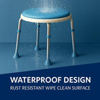 Drive Rotating Rounded Bath / Shower Stool with Swivel Seat - Very Good