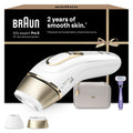Braun IPL Silk-Expert Pro 5 PL5138 – At Home Hair Removal System – White/Gold – Precision Head, Venus Razor, Pouch - Damaged Box