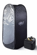 CHILLZ Steam Sauna XL Full Body Portable Tent 1200W 4L Generator Home Spa Detox Relaxation - Very Good
