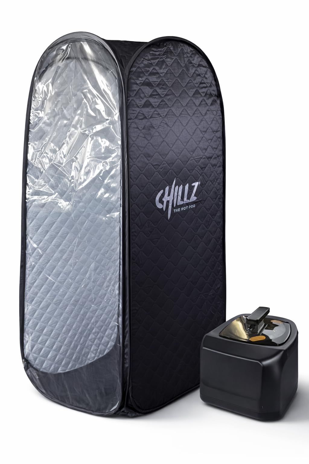 CHILLZ Steam Sauna XL Full Body Portable Tent 1200W 4L Generator Home Spa Detox Relaxation - Very Good