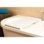 HOMECRAFT Savanah Slatted Shower Board - 711mm x 356mm - Quick Draining Plastic Bath Transfer Aid - Six Slat Design - Damaged Box