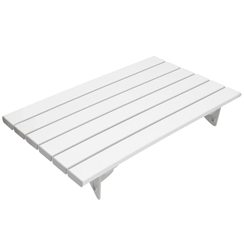 HOMECRAFT Savanah Slatted Shower Board - 711mm x 356mm - Quick Draining Plastic Bath Transfer Aid - Six Slat Design - Damaged Box