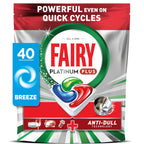 Fairy Platinum Plus Dishwasher Tablets - 42 Pack, Lemon, Anti-Dull Technology - Damaged Box