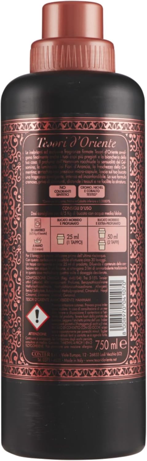 Tesori d'Oriente Fabric Softener Test Pack - 4 x 750ml Concentrated Laundry Conditioner Set - Very Good