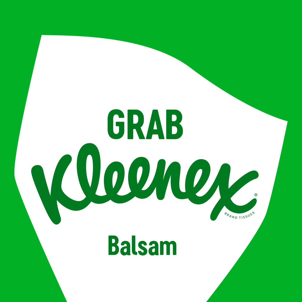 Kleenex Balsam Facial Tissues - 12 Pack Tissue Boxes - Balmcare with Aloe Vera, Vitamin E, Calendula - Soothing - Damaged Box
