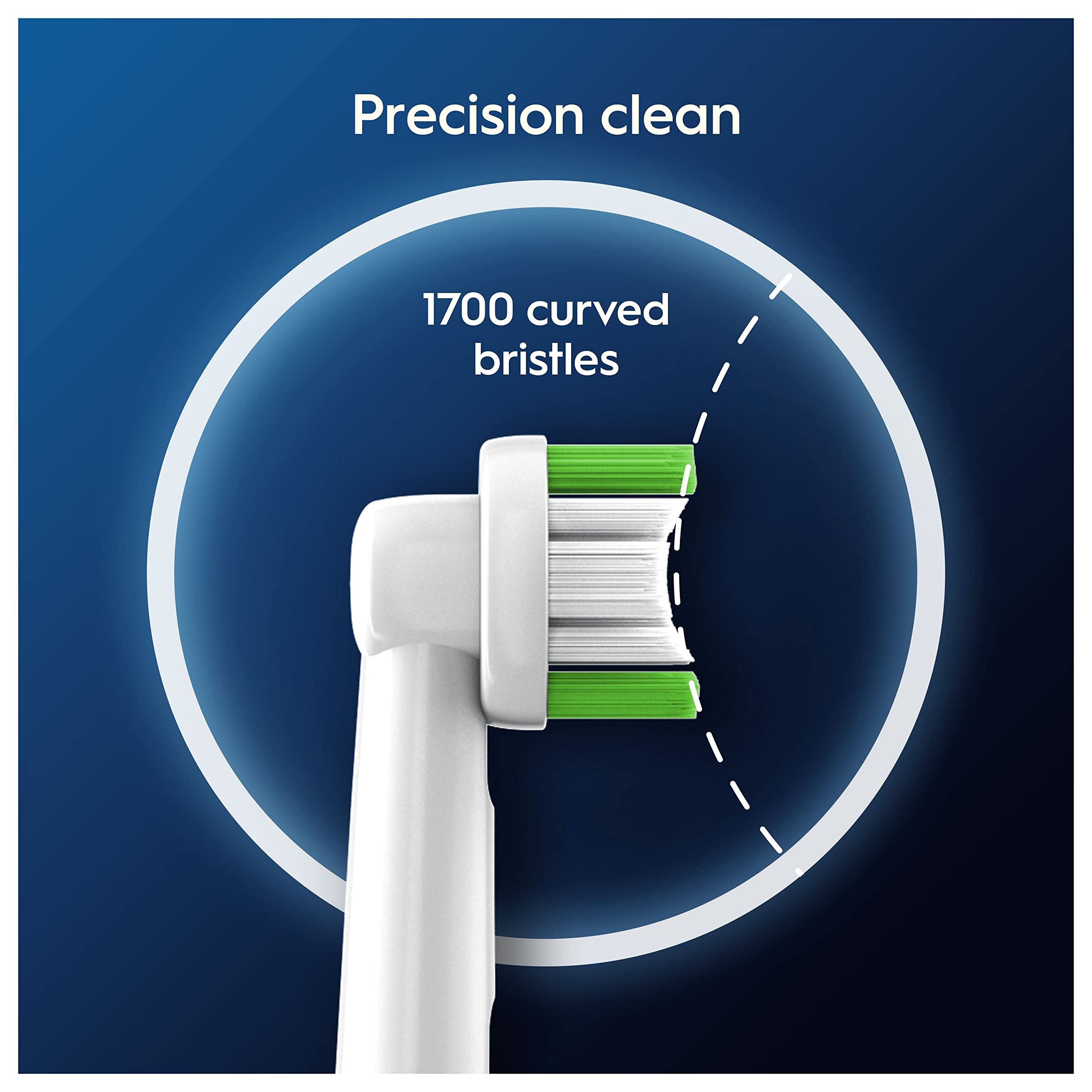 Oral-B Precision Clean Replacement Brush Heads - 4 Count Electric Toothbrush Refills - New