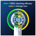 Oral-B Precision Clean Replacement Brush Heads - 4 Count Electric Toothbrush Refills - New