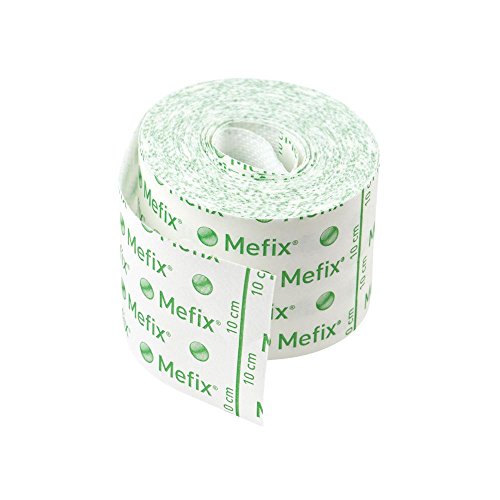 Mefix Self-Adhesive Tape 5cm x 10m - Water Vapour Permeable - Extensible Comfortable Dressing Retention - 4 Rolls - Damaged Box