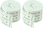 Mefix Self-Adhesive Tape 5cm x 10m - Water Vapour Permeable - Extensible Comfortable Dressing Retention - 4 Rolls - Damaged Box