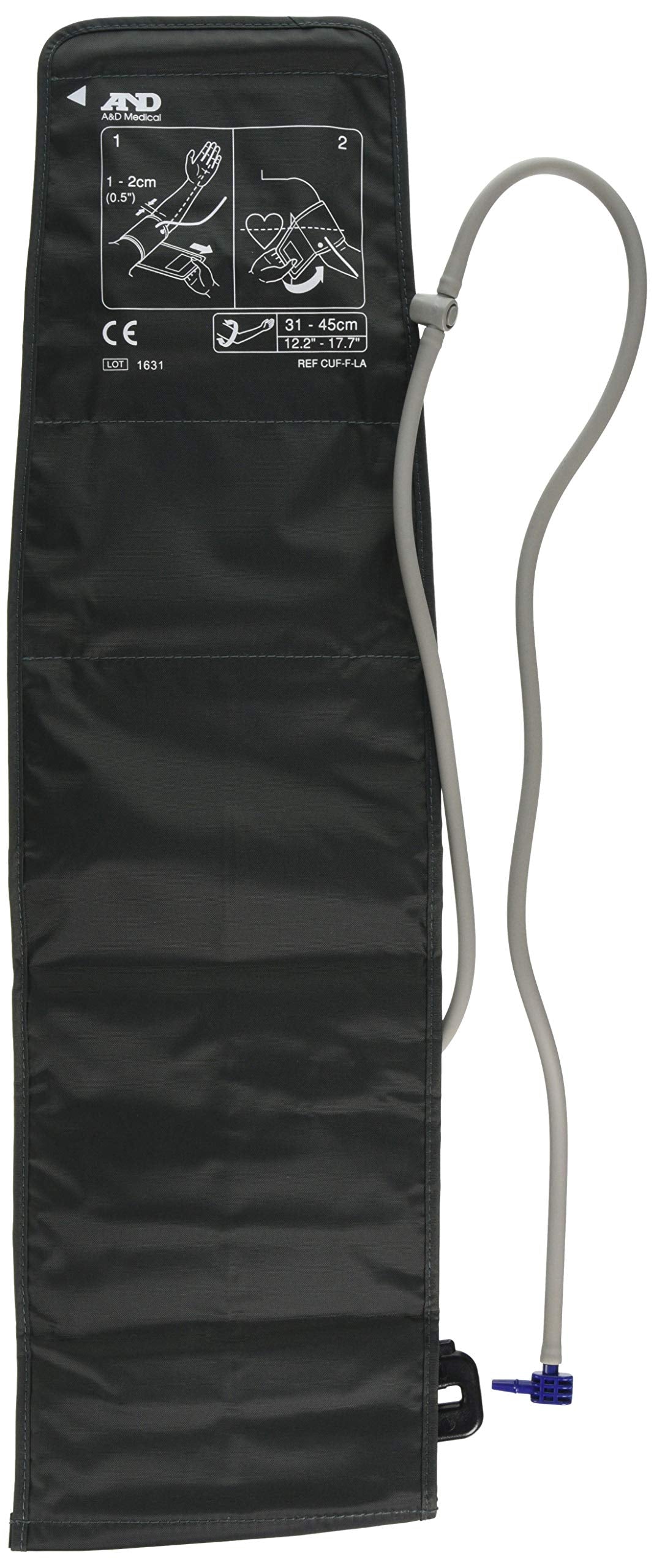 A&D Medical Large Cuff for Blood Pressure Monitor - Arm Circumference 31-45cm - Compatible UA-611 UA-651 UA-651SL - Very Good