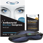 The Eye Doctor Heated Eye Mask - Dry Eyes, Blepharitis, MGD Relief - Reusable Microwave Safe Warm Compress with Antibacterial Protection - Damaged Box