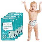 Mum & You Premium Dry Nappy Pants - Size 5 (11-25kg) - 80 Count - 12-Hr Leak Protection, Wetness Indicator, Rash Free - New