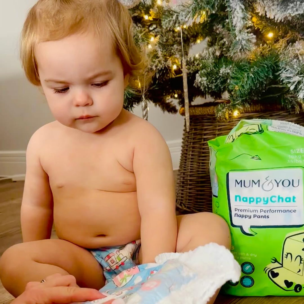 Mum & You Premium Dry Nappy Pants - Size 5 (11-25kg) - 80 Count - 12-Hr Leak Protection, Wetness Indicator, Rash Free - New