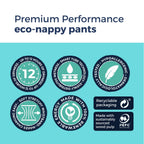 Mum & You Premium Dry Nappy Pants - Size 5 (11-25kg) - 80 Count - 12-Hr Leak Protection, Wetness Indicator, Rash Free - New