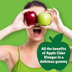 Chewy Vites Superfoods Apple Cider Vinegar Gummies, 60 Vitamin Gummies, 500 mg Apple Cider Vinegar, Vitamin C, Real Fruit Juice, 1 Month Supply, Vegan, Delicious Flavour - Very Good - BBE 09/2026