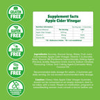 Chewy Vites Superfoods Apple Cider Vinegar Gummies, 60 Vitamin Gummies, 500 mg Apple Cider Vinegar, Vitamin C, Real Fruit Juice, 1 Month Supply, Vegan, Delicious Flavour - Very Good - BBE 09/2026